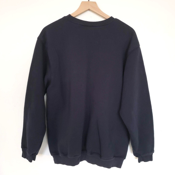 Bay Side INSERT WOKE SLOGAN Unisex SIZE L Political Black Pullover Sweatshirt US - Picture 9 of 11